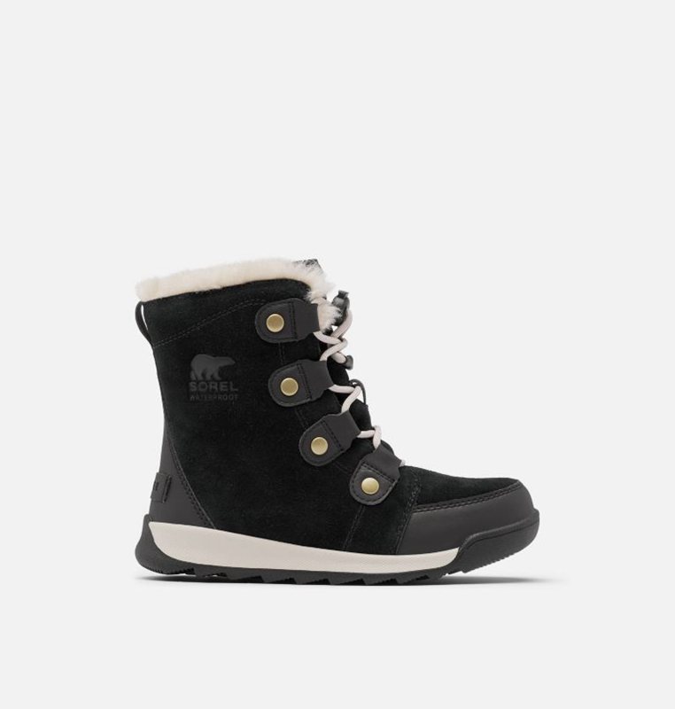 Botas Nieve Sorel Niños - Childrens Whitney™ Ii Suede Negras - 49753-AMLX